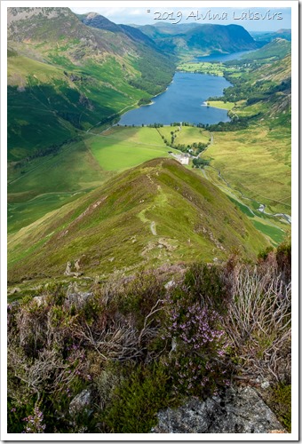 Down Fleetwith nose to Buttermere