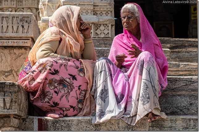 Ladies on the Jain temple steps
