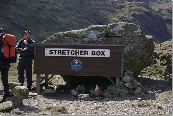 StretcherBox at Styhead Tarn